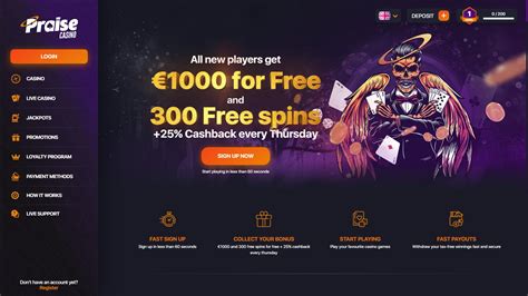 praise casino no deposit 10 euro